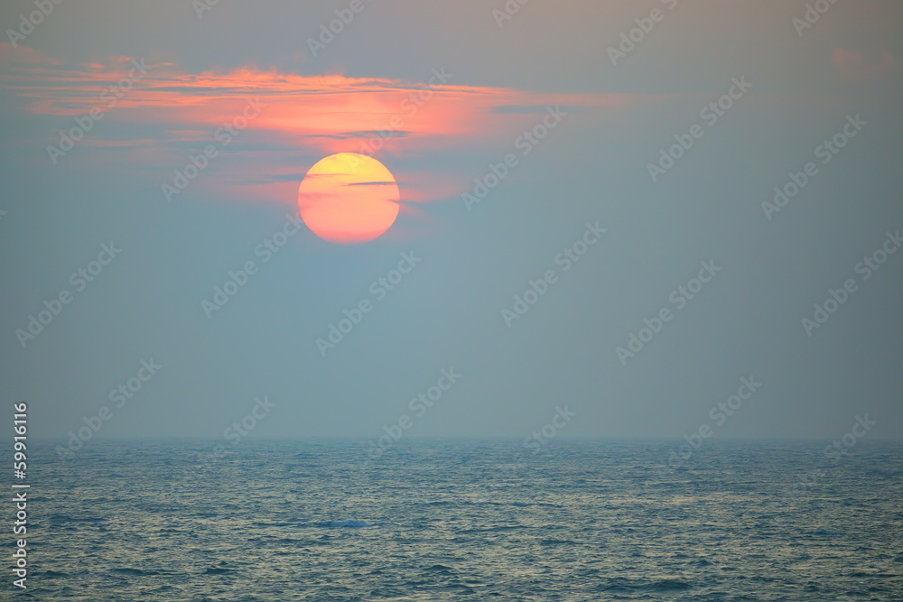 Ocean at Sunset Ocean at Sunset