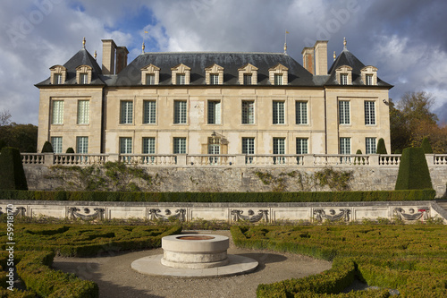 Canvastavla Castle of Auvers-sur-Oise, Val-d'Oise, France