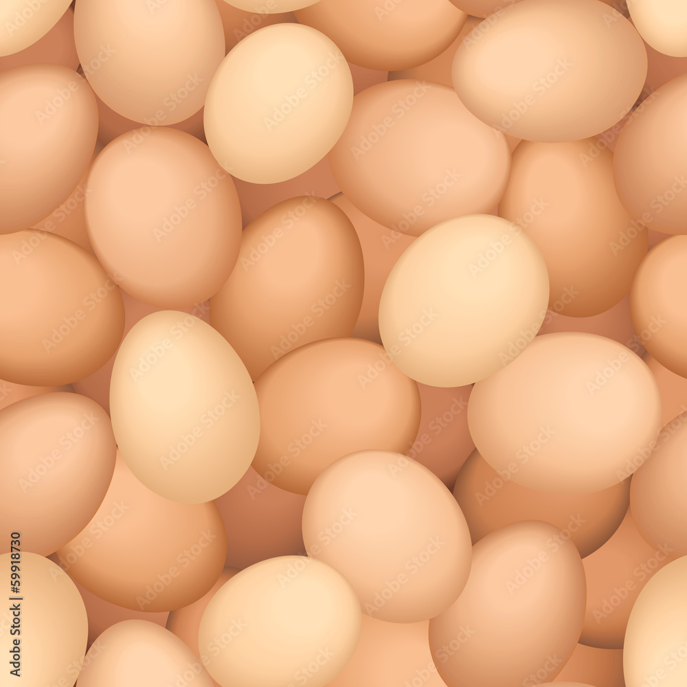 Seamless background with brown eggs. Vector illustration. Seamless background with brown eggs. Vector illustration.