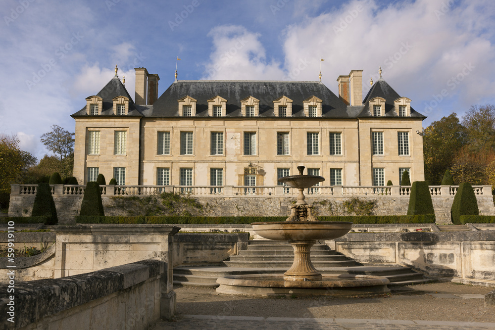 Ταπετσαρία Castle of Auvers-sur-Oise, Val-d'Oise, France