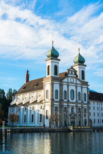 Jesuit church in Lucerne, Switzerland