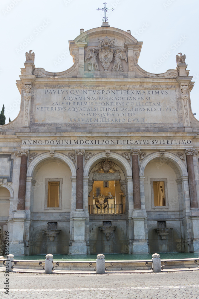 Great church in center of Rome, Italy.