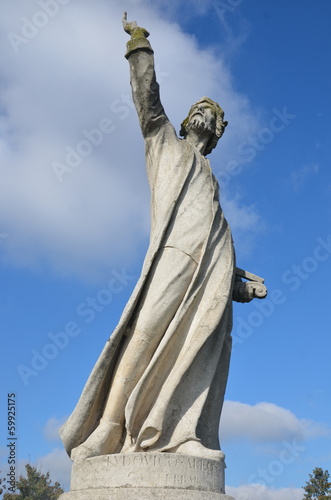 Statue of Ludovico Ariosto, Prato della Valle square, Padova photo