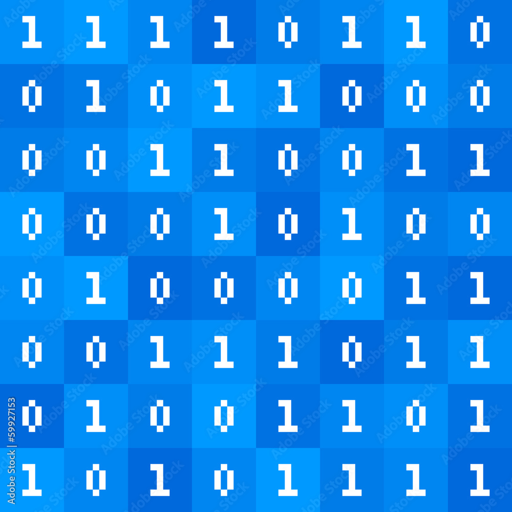 64 binary digit number, seamless background tile 64 binary digit number, seamless background tile