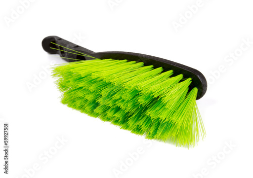 green new cleaning brush