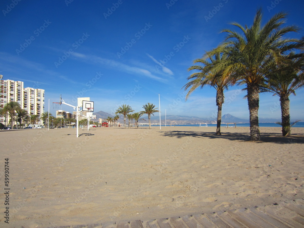 Costa Blanca beach Spain