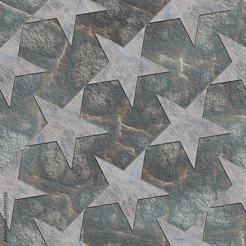 Stars. Seamless stone pattern.