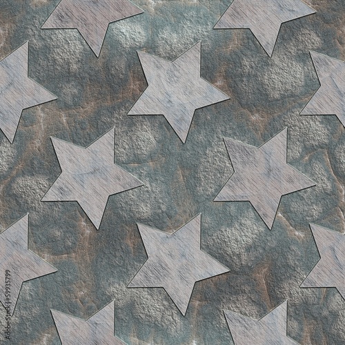 Stars. Seamless stone pattern.