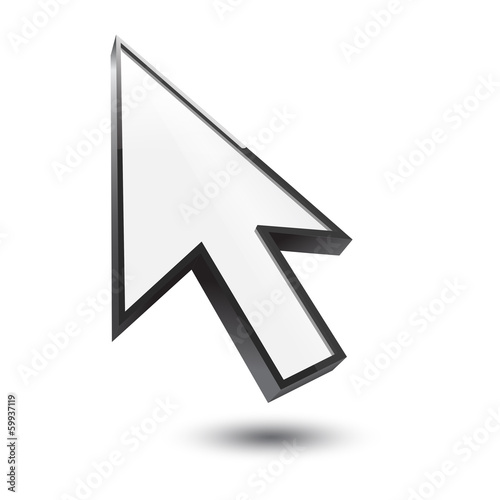 cursor 3d icon
