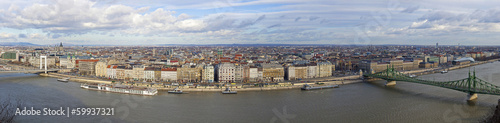 Panorama of Budapest city  Hungary