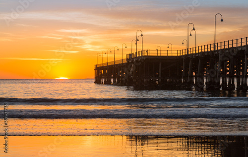 Beach of Coffs Harbour Australia sunrise photo