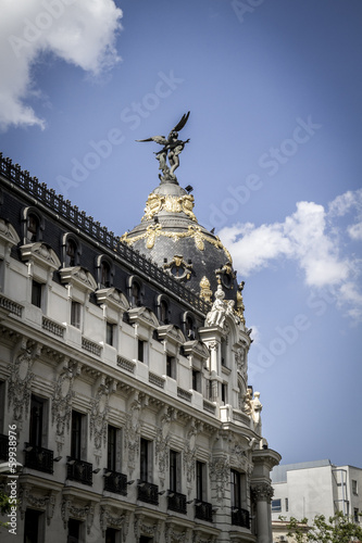 Bank, Image of the city of Madrid, its characteristic architectu