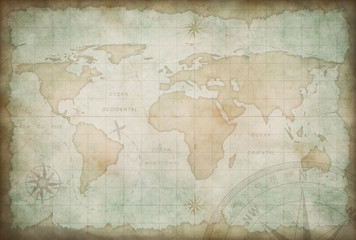 old exploration and adventure map background