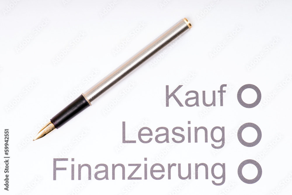 Finanzierung eines Autos Finanzierung eines Autos