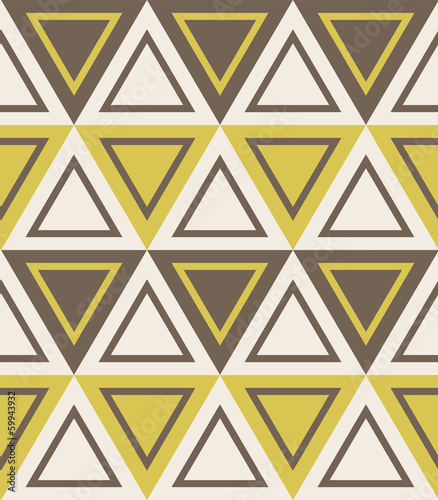 Fashion pattern with triangles