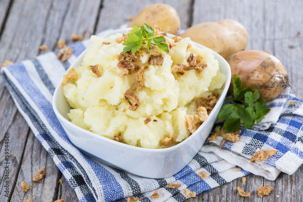 Portion of Mashed Potatoes