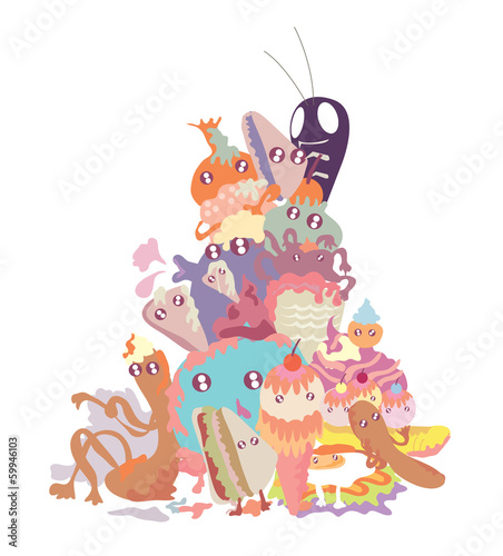 food sweet monster