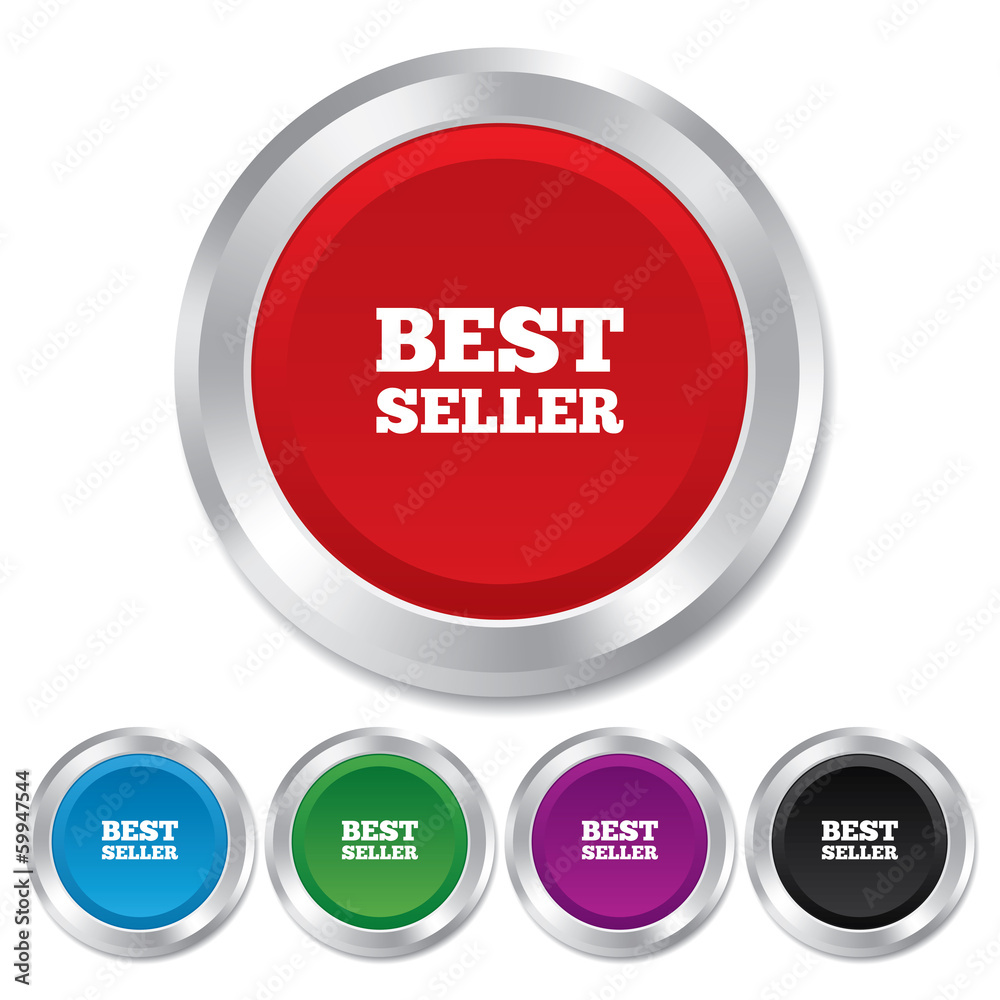 Best seller sign icon. Best seller award symbol Best seller sign icon. Best seller award symbol