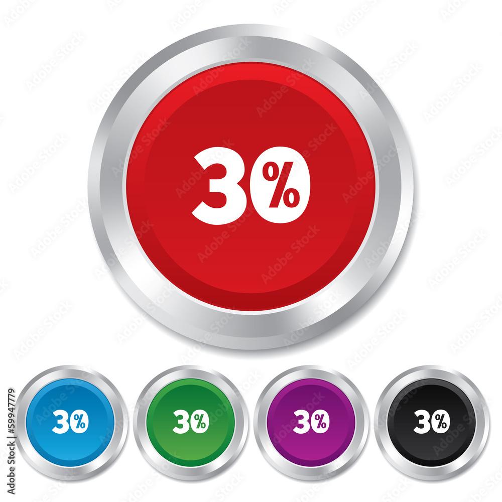 30 percent discount sign icon. Sale symbol. 30 percent discount sign icon. Sale symbol.