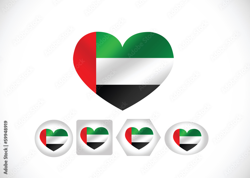 the United Arab Emirates flag themes the United Arab Emirates flag themes