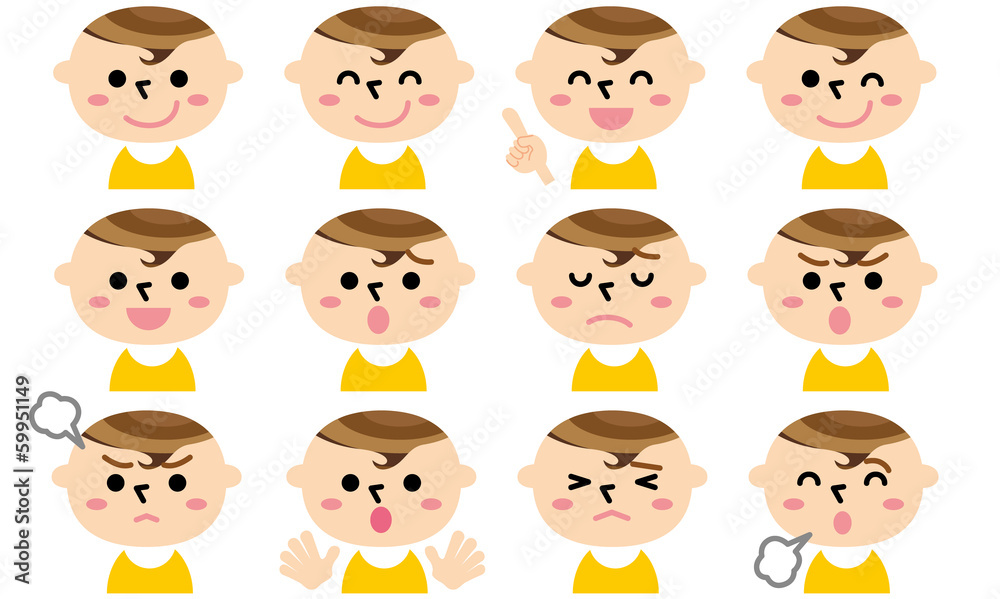 赤ちゃんの表情 赤ちゃんの表情