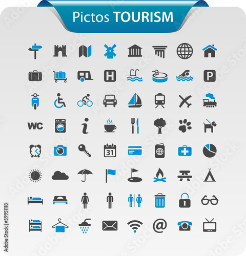 Pictogramme, icône tourisme