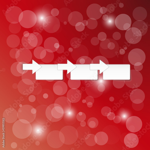 background with blank paper blocks and arrows