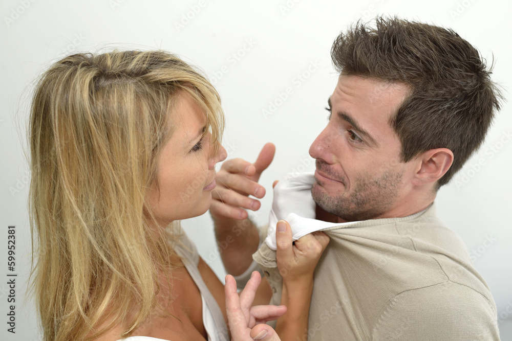 Woman being mad at boyfriend Woman being mad at boyfriend