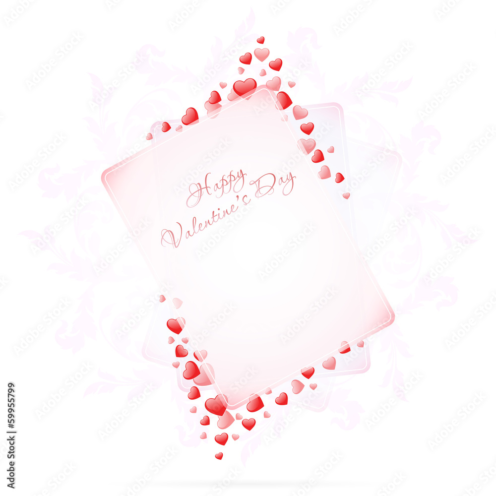 Happy Valentine's Day - Typographical Background