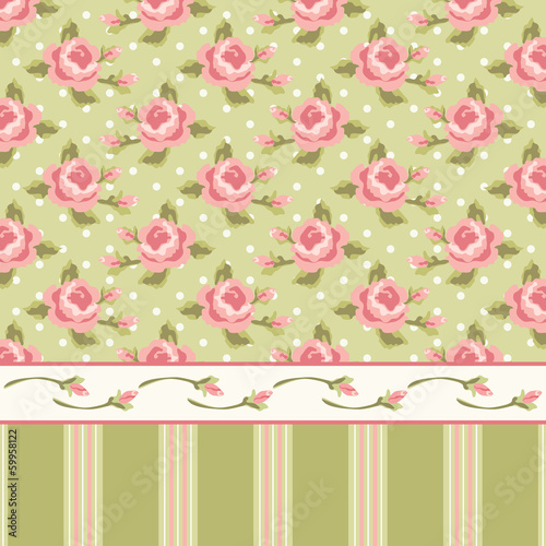 Wallpaper with roses 3