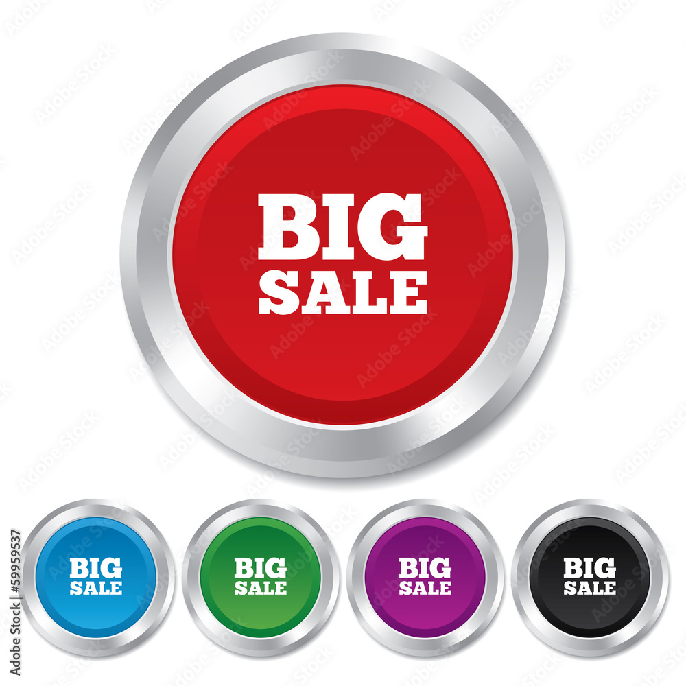 Big sale sign icon. Special offer symbol. Big sale sign icon. Special offer symbol.