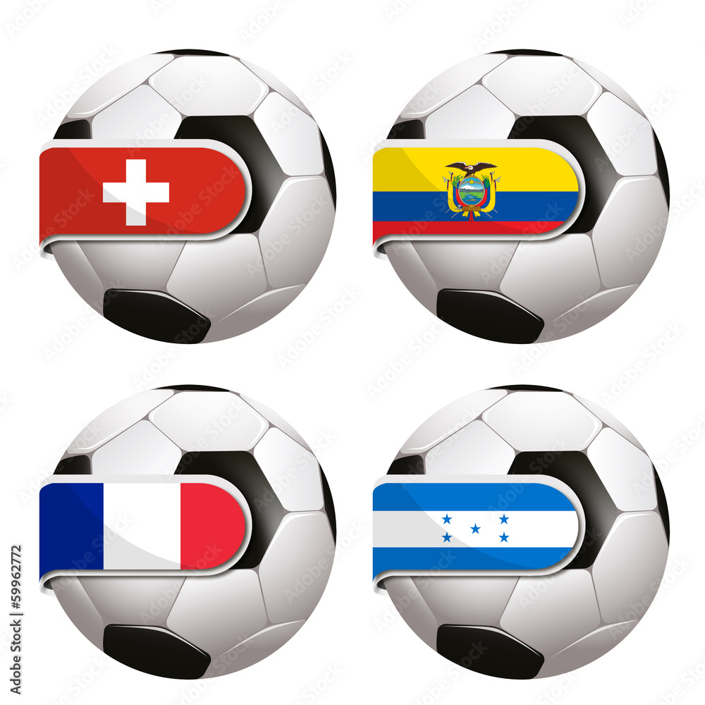 Obraz premium World Cup football group E