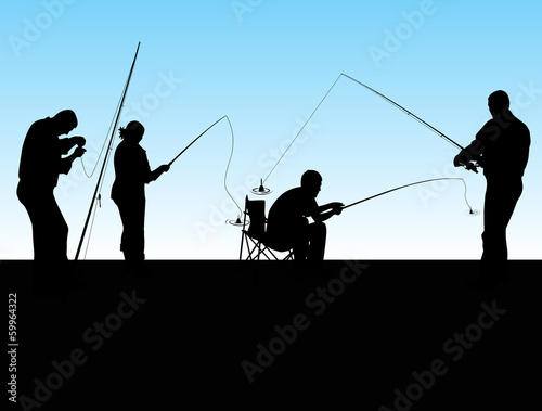 group of fishermen