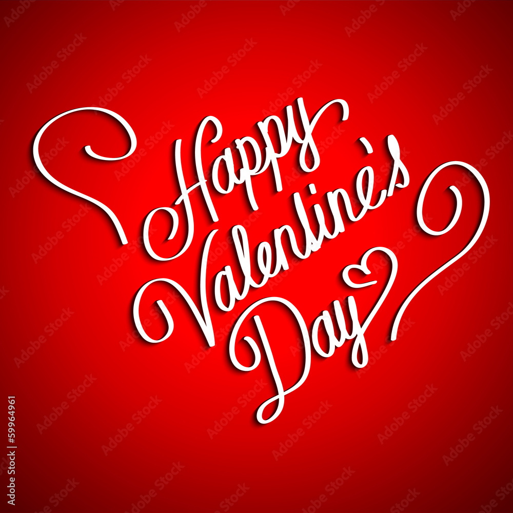 Happy Valentine's day card, vector illustration Happy Valentine's day card, vector illustration
