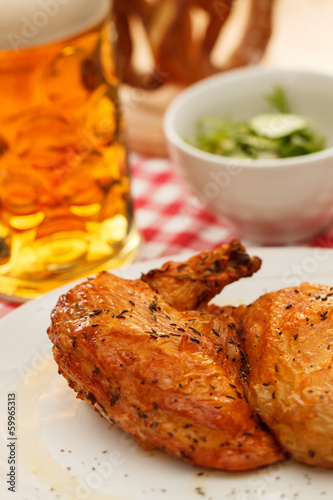 chicken with beer