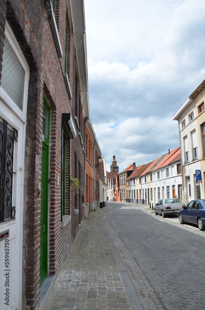 Centre ville de Bruges, Belgique