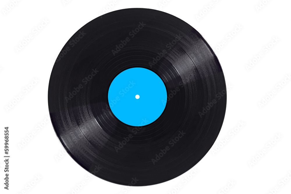 Fototapeta premium vinyl record play music vintage