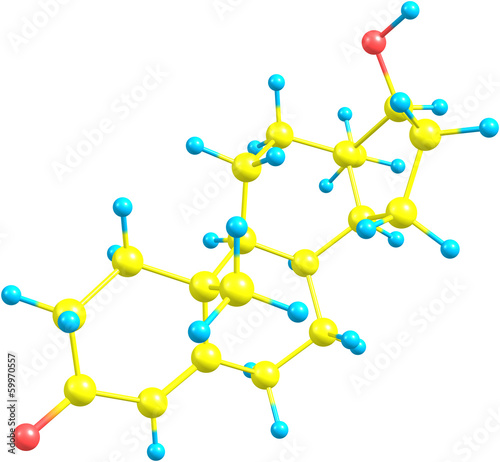 Molecule of Testosterone