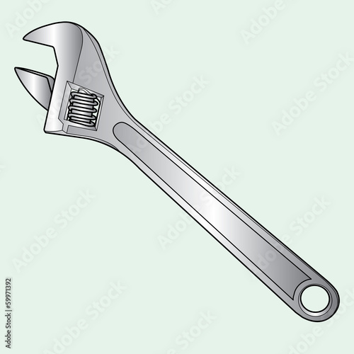 screw wrench vector