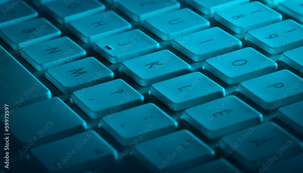 Keyboard close-up with copy space Keyboard close-up with copy space