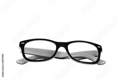 Reading eyeglasses isolated on white