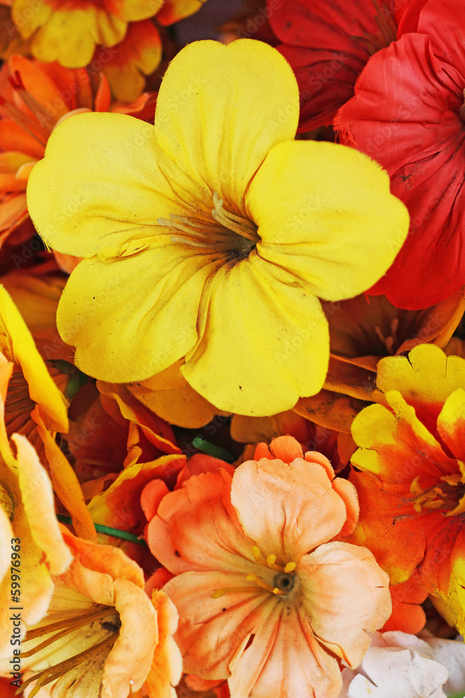 Beautiful Chinese rose of artificial flowers Beautiful Chinese rose of artificial flowers