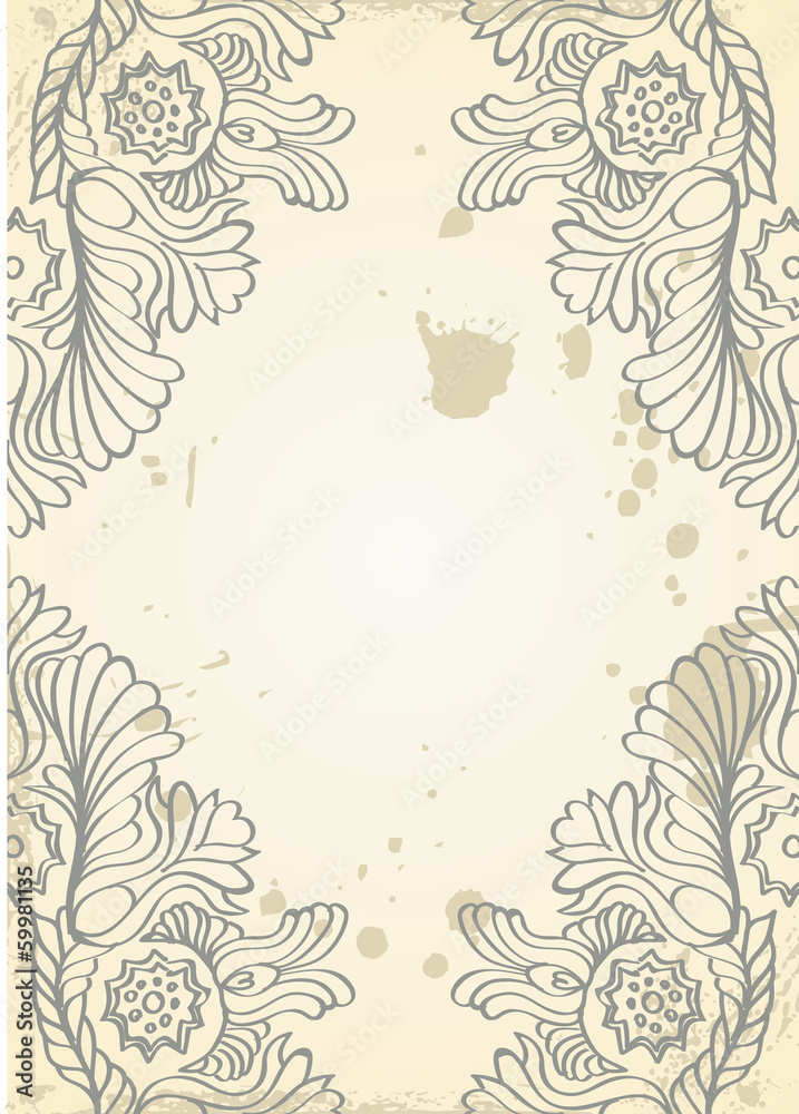 vector vintage frame