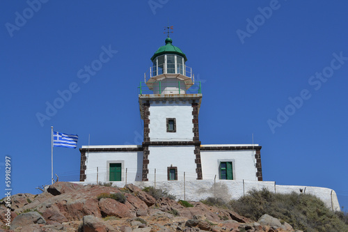 Lighthouse near Akrotiri, Santorini Island