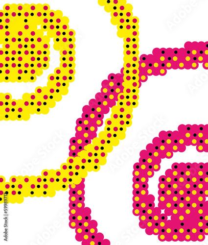 Creative halftone dotted background.