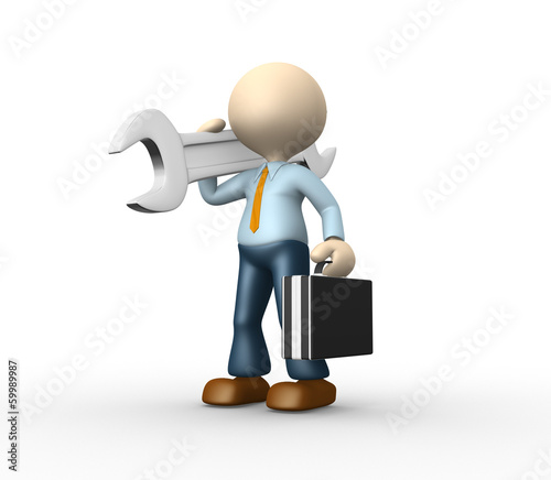 Businessman and builder