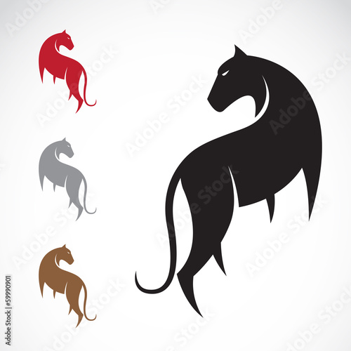 Fototapeta Naklejka Na Ścianę i Meble -  Vector image of a tiger
