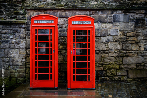 British telephone boxes