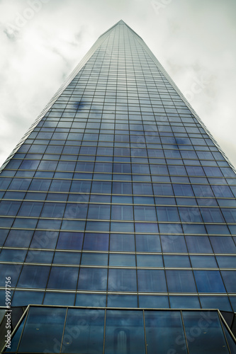 Crystal Tower, skyscraper of Madrid, placed in financial zone ,f