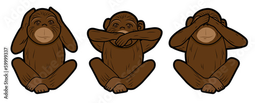 see no evil, hear no evil, speak no evil